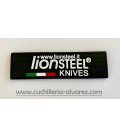 Parche Lionsteel Black PVC patch PATCH-1 LS