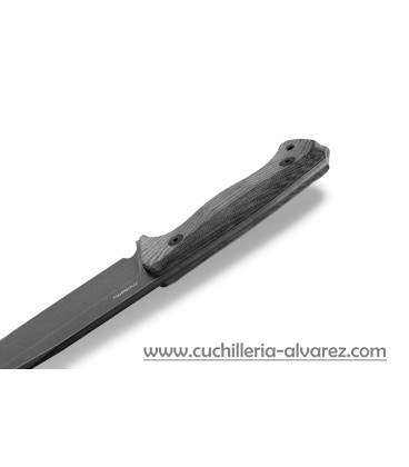 Cuchillo Lionsteel T6 3V CVB micarta nera/hoja negra