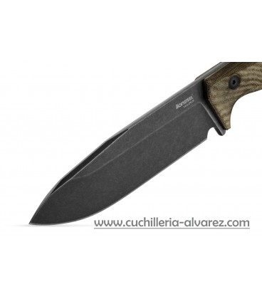 Cuchillo Lionsteel T6B 3V CVG micarta verde/hoja negra