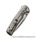 Navaja We Knife Co Subjugator Framelock Gray 21014C1