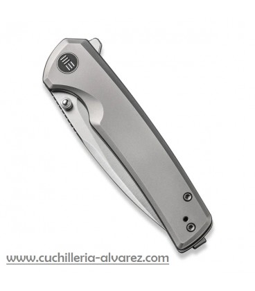 Navaja We Knife Co Subjugator Framelock Gray 21014C1