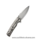 Navaja We Knife Co Subjugator Framelock Gray 21014C1