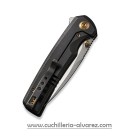 Navaja We Knife Co Subjugator Framelock Black titanium 21014C2