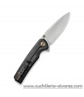 Navaja We Knife Co Subjugator Framelock Black titanium 21014C2