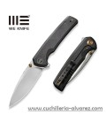 Navaja We Knife Co Subjugator Framelock Black titanium 21014C2