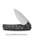 Navaja We Knife Co Subjugator Framelock Carbon fiber 21014D1