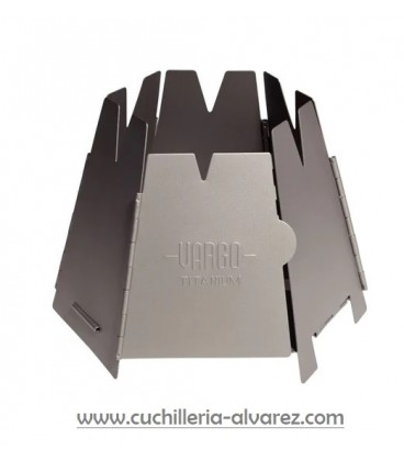 ESTUFA DE LEÑA VARGO HEXAGONAL Aluminio Gris VR423