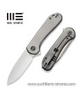 Navaja WE KNIFE Elementum Flipper Knife Titanium 18062X1