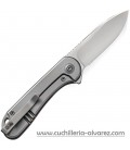 Navaja WE KNIFE Elementum Flipper Knife Titanium 18062X1
