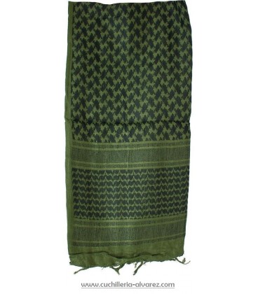 Pañuelo táctico shemagh palestino verde