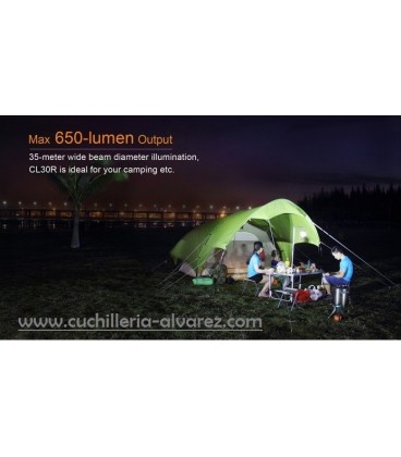 Linterna FENIX  CL-30R  650 lúmenes