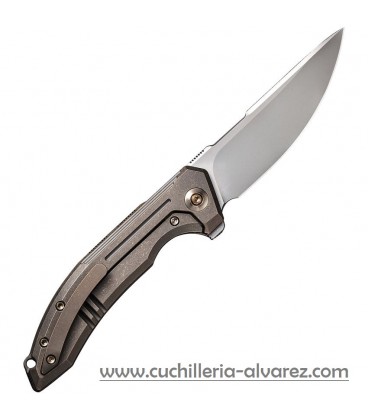 Navaja WE KNIFE Quixotic Framelock Bronze 210165