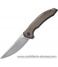 Navaja WE KNIFE Quixotic Framelock Bronze 210165