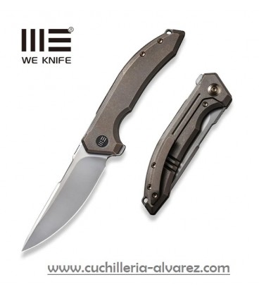 Navaja WE KNIFE Quixotic Framelock Bronze 210165