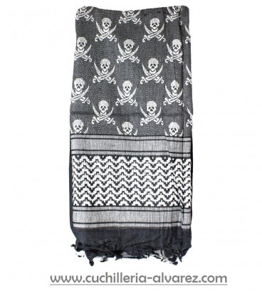 Pañuelo táctico shemagh palestino Head Wrap Jolly Roger