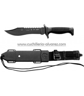 Cuchillo AITOR OSO NEGRO vaina negra 16010N