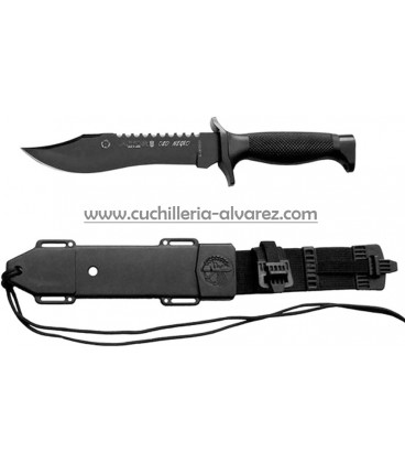 Cuchillo AITOR OSO NEGRO vaina negra 16010N