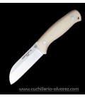 Cuchillo J&V XS SHEEPFOOT micarta marfil 1800-TRF-10