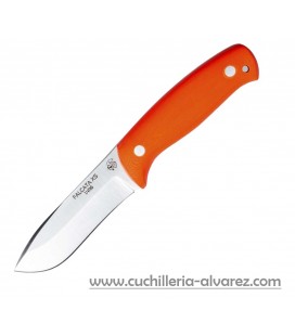 Cuchillo J&V XS FALCATA micarta naranja 1801-TRF-FN