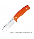 Cuchillo J&V XS FALCATA micarta naranja 1801-TRF-FN