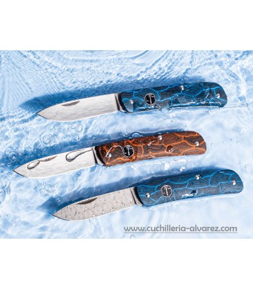 Navaja Boker Plus Tech Tool Blue Damast G10 01BO557