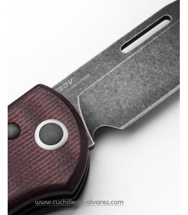 Benchmade WEEKENDER 317BK-02 BURGUNDY BLACK BLADE