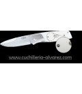 Navaja Fallkniven PXLey Micarta blanca