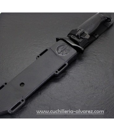 Cuchillo AITOR OSO CAMO vaina negra 16072