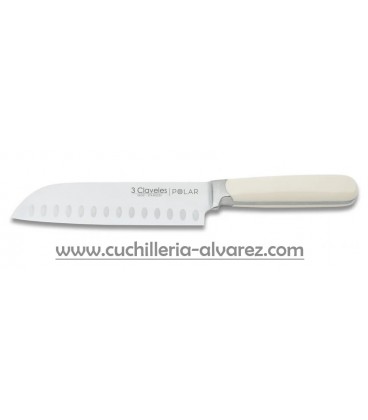 Cuchillo 3 CLAVELES SANTOKU POLAR 01072