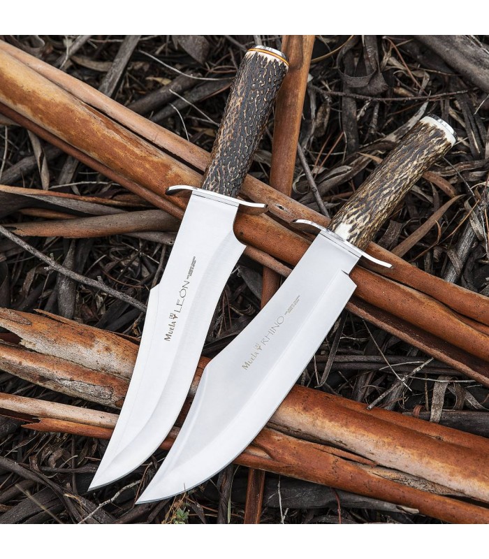 Muela LEON-24A Ed. Limitada es un cuchillo de caza con acero Mova.