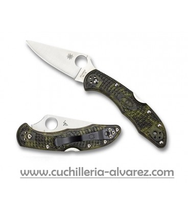 Spyderco Delica 4 Lockback Zombie C11ZFPGR
