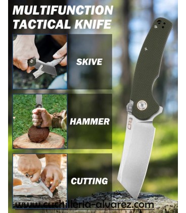 Navaja CJRB CRAG D2 GREEN G10  J1904GNF