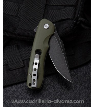 Navaja BESTECH SLEDGEHAMMER Verde Linerlock BTKG31B1