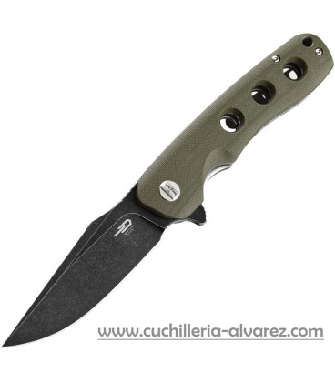 Navaja BESTECH SLEDGEHAMMER Verde Linerlock BTKG31B1