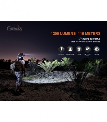 Frontal Fenix HM60R 1200 lúmenes