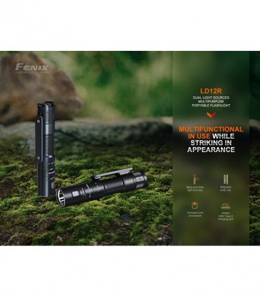 Linterna Fenix LD12R  600 lúmens (Recargable)