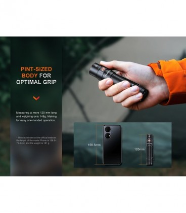 Linternas Fenix E35-R negra 3100 Lumens