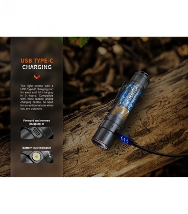 Linternas Fenix E35-R negra 3100 Lumens