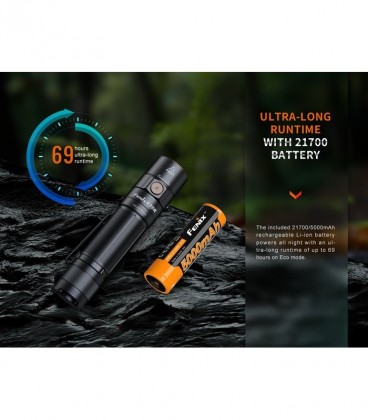Linternas Fenix E35-R negra 3100 Lumens