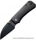 CIVIVI BABY Banter Wharncliffe Black CIVC19068SC-1