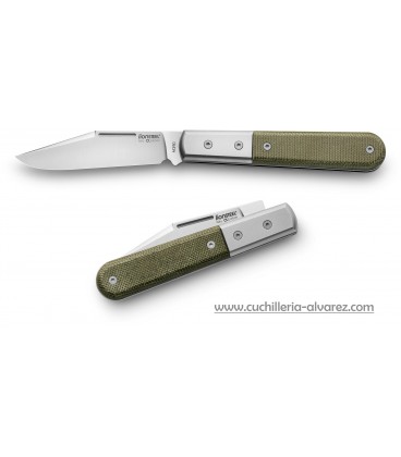 Navaja Lionsteel BARLOW SHUFFLER micarta verde CK0112 CVG