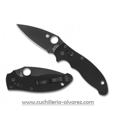 Navaja Spyderco MANIX 2 BLACK G-10/BLACK BLADE C101GPBBK2