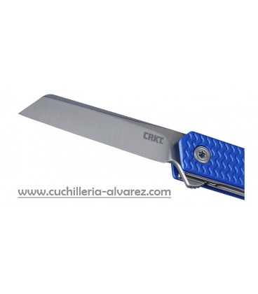 Navaja CRKT CEO MICROFLIPPER BLUE SHEEPSFOOT 7083