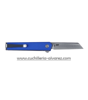 Navaja CRKT CEO MICROFLIPPER BLUE SHEEPSFOOT 7083