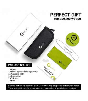 CIVIVI MINI PRAXIS Linerlock Black G10 C18026C2