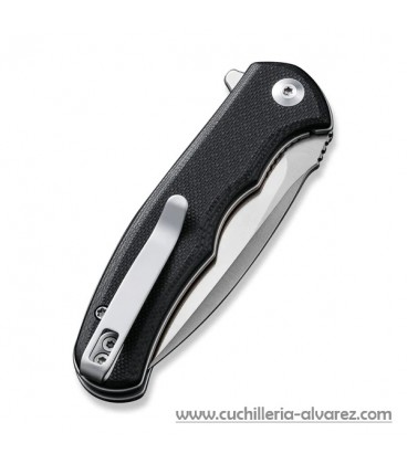 CIVIVI MINI PRAXIS Linerlock Black G10 C18026C2