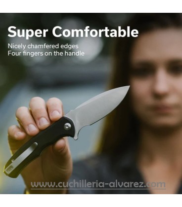 CIVIVI MINI PRAXIS Linerlock Black G10 C18026C2