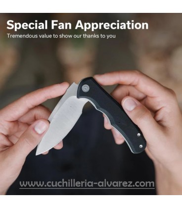 CIVIVI MINI PRAXIS Linerlock Black G10 C18026C2