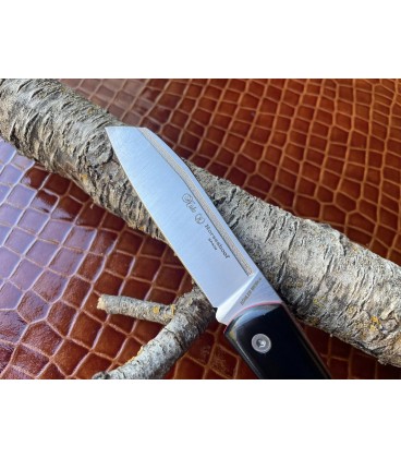 Navaja Nieto HORSESHOOF micarta negra Ref. 166-M