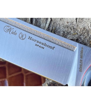 Navaja Nieto HORSESHOOF micarta negra Ref. 166-M